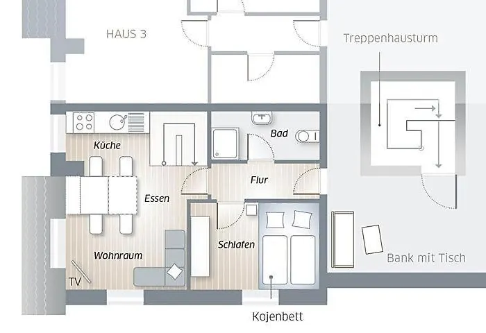 Strandperle 03 Apartment *